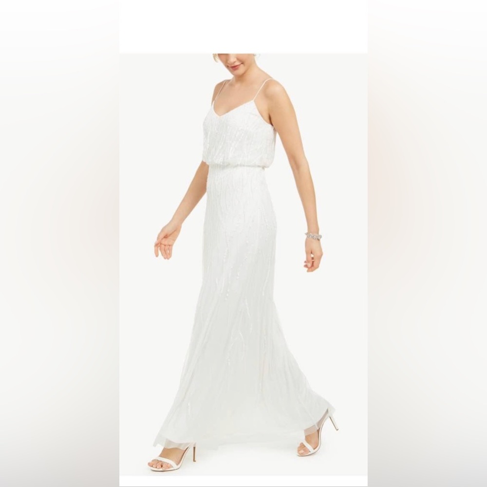 Embellished Blouson Gown - wedding dress/ evening gown/ prom dress